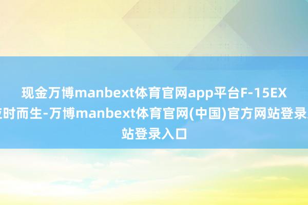 现金万博manbext体育官网app平台F-15EX便应时而生-万博manbext体育官网(中国)官方网站登录入口