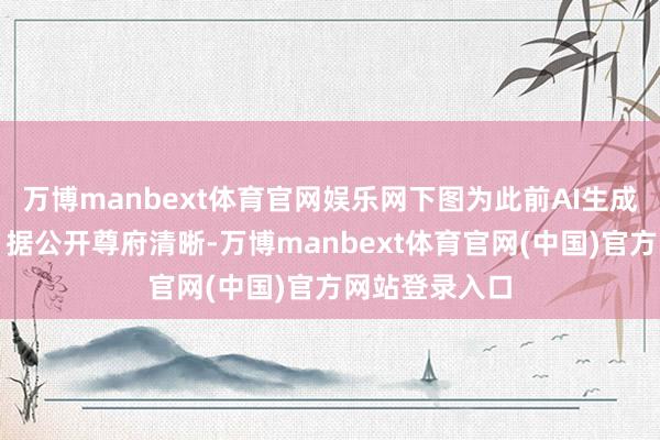 万博manbext体育官网娱乐网下图为此前AI生成的坏话履行：据公开尊府清晰-万博manbext体育官网(中国)官方网站登录入口