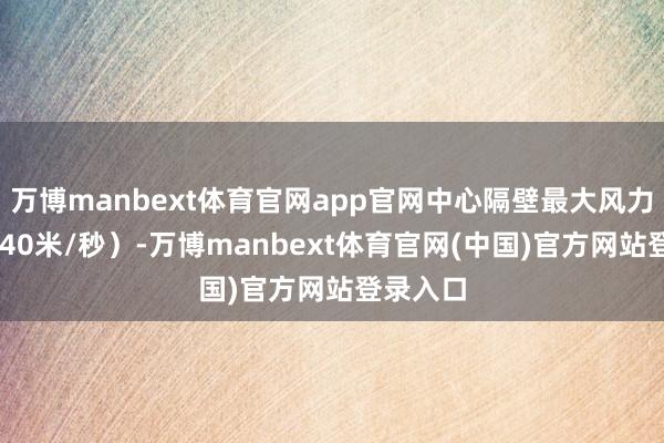万博manbext体育官网app官网中心隔壁最大风力13级（40米/秒）-万博manbext体育官网(中国)官方网站登录入口