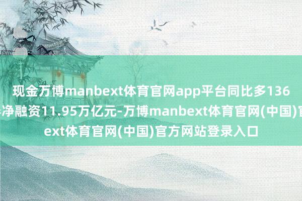 现金万博manbext体育官网app平台同比多1361亿元;政府债券净融资11.95万亿元-万博manbext体育官网(中国)官方网站登录入口